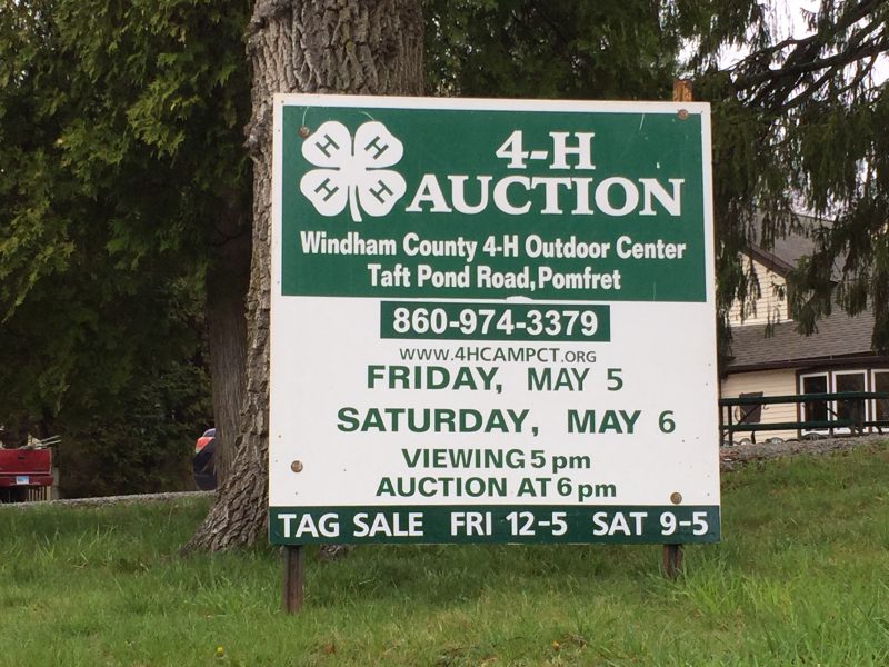 4-H auction & tag sale