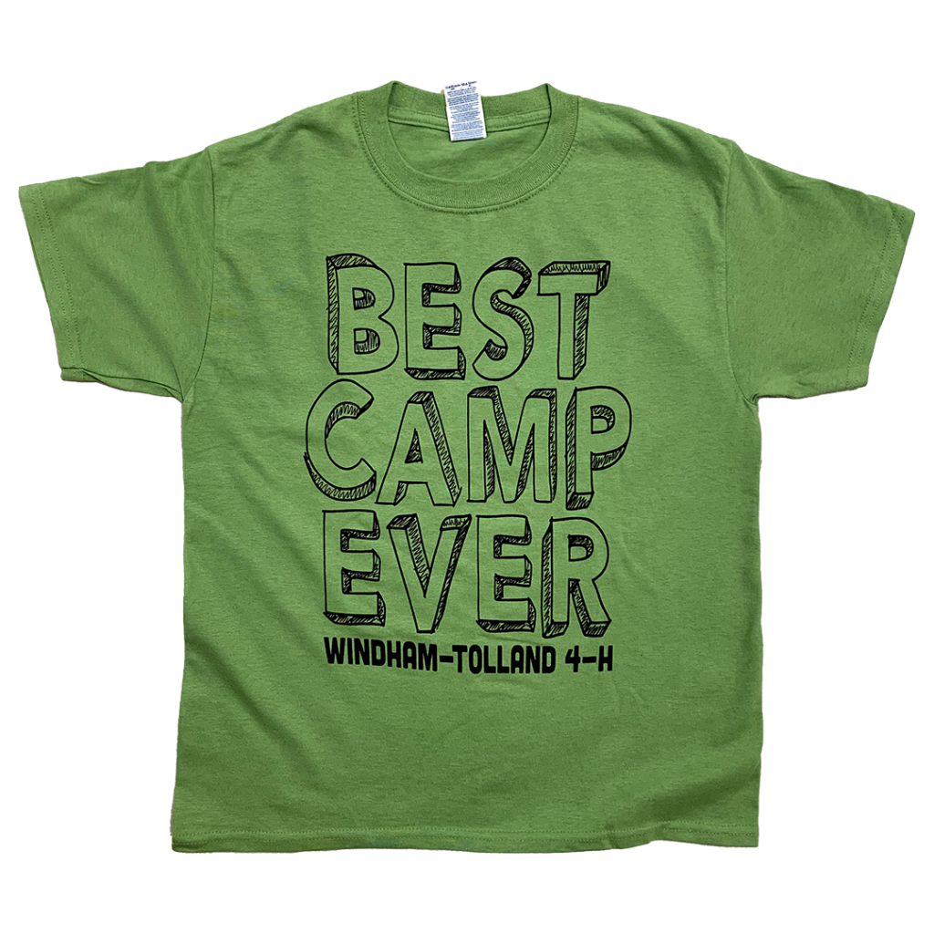 Best Camp Ever T Shirt Windham Tolland 4 H Camp