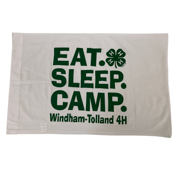 4-H camp pillowcase